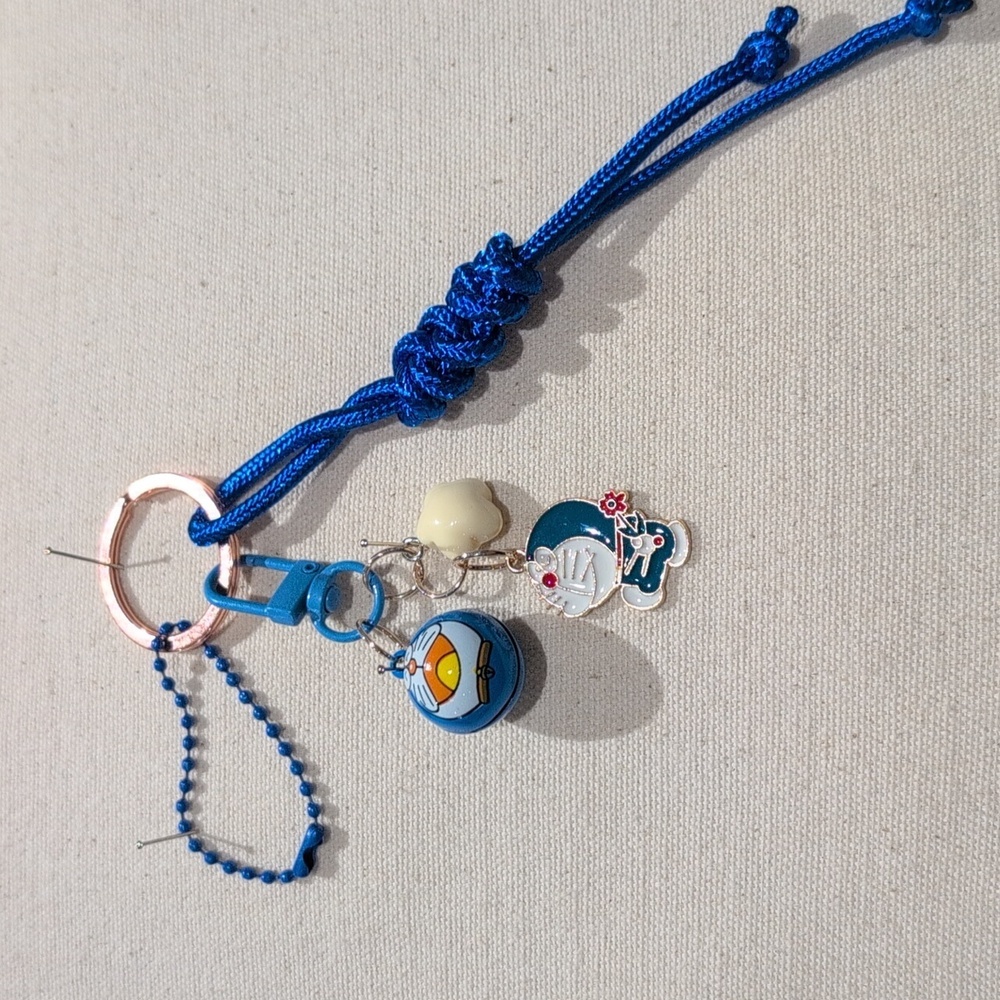 Doremon Charm Keychain - Handmade Anime Manga Bag Charm *Customizable* - Picture 8 of 8